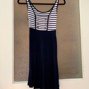Navy nautical dress